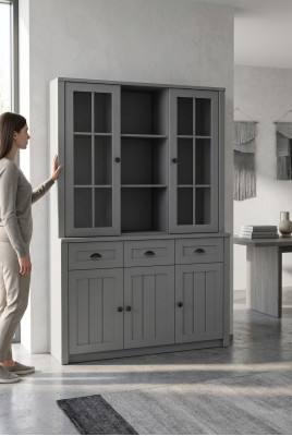 Kast Dressoir Opzetkast Console Plank Hout Buffet Commode Serveren