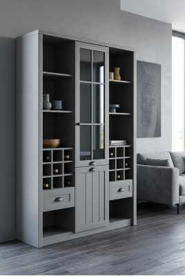 Vitrine commode kast hout meubels handgemaakt dressoir vitrine commodes