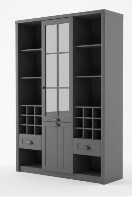 Vitrine commode kast hout meubels handgemaakt dressoir vitrine commodes