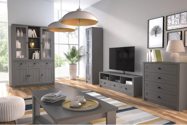 Woonkamerset Ontwerper woonkamer dressoir salontafel inrichting 5-delig.