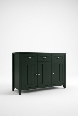 Landhuis Groen Dressoirs van hout Dressoir Buffet Hoge kast Ladenkast Buffet