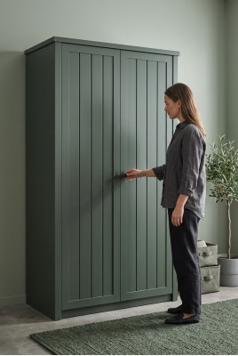Kledingkast Plank Kasten Kast Hout Meubels Slaapkamer Planken Landelijk
