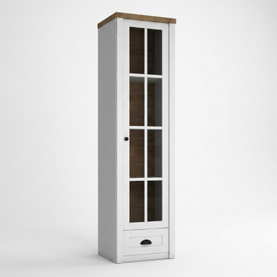 Klassieke vitrinekast vitrine woonkamer kasten design houten vitrine nieuw
