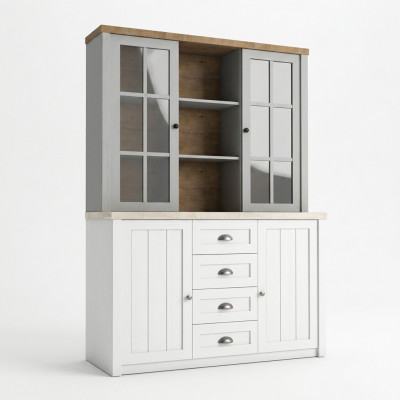 Klassieke kasten Kast Dressoir Bovenstuk Commode Wandmeubel W2D Commode