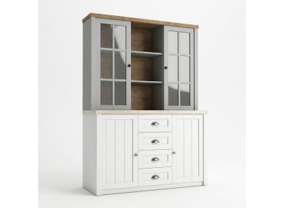 Klassieke kasten Kast Dressoir Bovenstuk Commode Wandmeubel W2D Commode