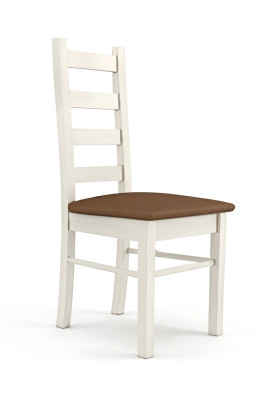 Klassieke landelijke gestoffeerde fauteuil met armleuning en stof voor één persoon.