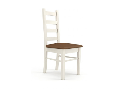Klassieke landelijke gestoffeerde fauteuil met armleuning en stof voor één persoon.