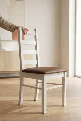Ontwerpstoelen 5-delige eetkamer houten tafels eetgroep set stoelgroep nieuw tafel