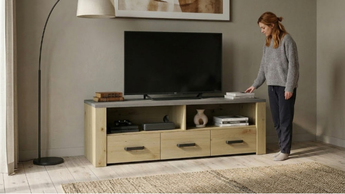 RTV Design Dressoir TV Hoogglans Laag Luxe Commode Kast Nieuw Bord Muur