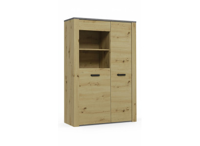 Vitrine Design Woonkamer Kast Bar Dressoir Landhuis Vitrines Houten Kasten