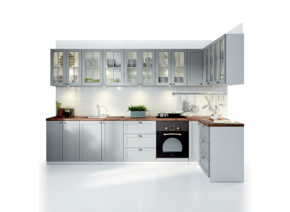 Ingebouwde keuken Design Keukens Glazen Kasten Onderkasten Design Hout Maatwerk