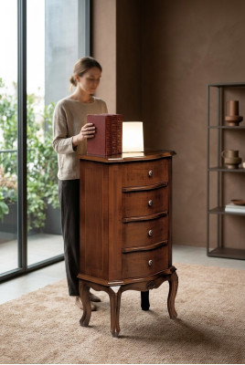 Dressoir houten ladenkast kast commode met 4 laden Sideboard Nieuw