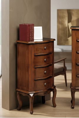 Dressoir houten ladenkast kast commode met 4 laden Sideboard Nieuw