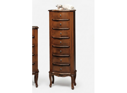 Ladenkast met 6 laden Aanrecht Houten dressoir Witte ladenkast Kast