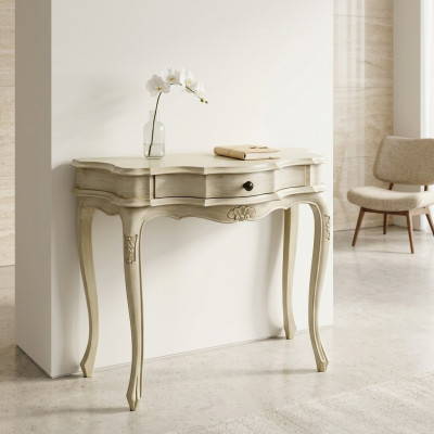 Witte console tafel houten console telefoontafel tafel gang wandtafel nieuw