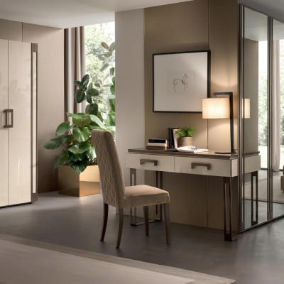 Ontwerpbureaustoel kantoorset Italiaans meubilair secretaire armstoel 2-delig.