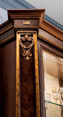 Vitrinekast Klassieke vitrines Woonkamerkasten Decoratie dressoir Nieuw