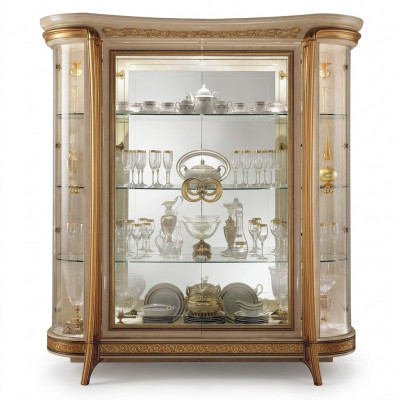 Vitrine kast Vitrines Woonkamer kasten Show Design Italiaanse meubels Nieuw