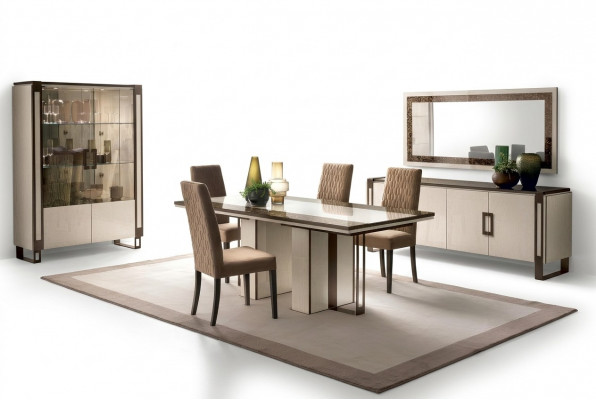 Eettafel + 4x stoelen Stoel Modern Eetkamer Set Eetgroep Tafel Tafels Set