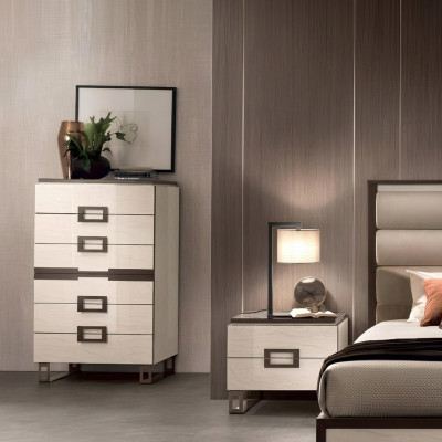 Hoge ladekast dressoir ladekasten 6 laden hoge kast kast hout meubels nieuw