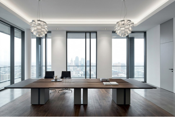 Advocaat houten ontwerp kantoor meubilair vergadertafels conferentietafel modern