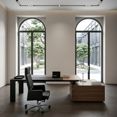 Bureau computertafel Italiaanse kantoormeubels inrichting Frezza tafel Nieuw