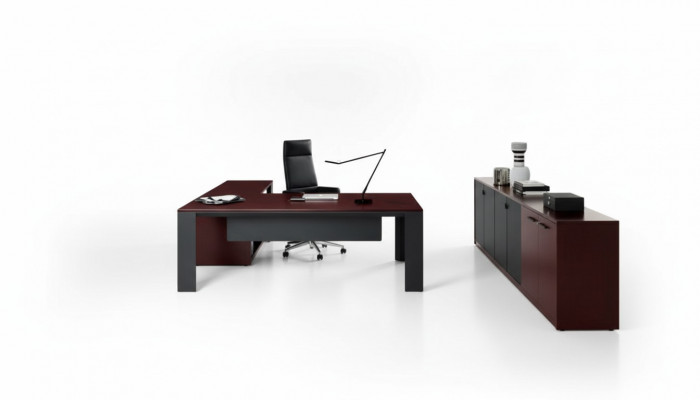 Ontwerp bureau Italiaanse meubelen inrichting tafel computermeubels Frezza
