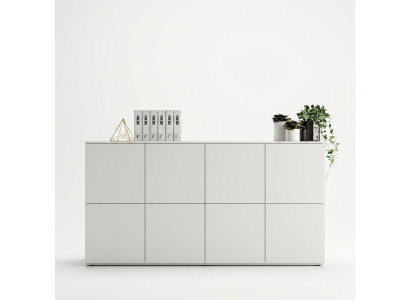 Ladenkast Dressoir Dressoir Hoge commode Ladenkast Wit Kast Woonkamer Hout Nieuw
