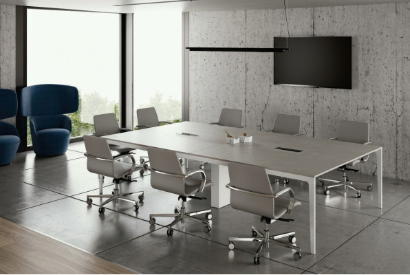 Vergadertafel Kantoor meubels Vergadering Conferentietafel 240cm xxl Inrichting Tafels