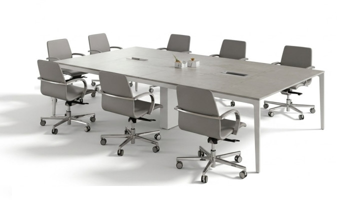 Vergadertafel Kantoor meubels Vergadering Conferentietafel 240cm xxl Inrichting Tafels