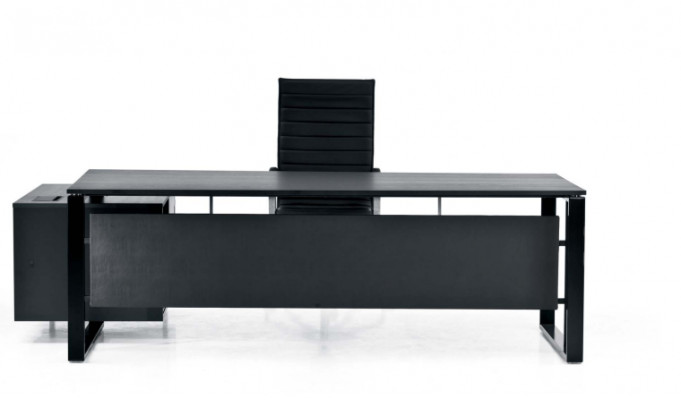 Schrijftafel computertafel kantoormeubelen tafel hoekbureau advocatenkantoor praktijk meubels