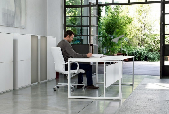 Computertafel bureau bureau kantoormeubilair kantoorcomputertafel bureau tafel Frezza
