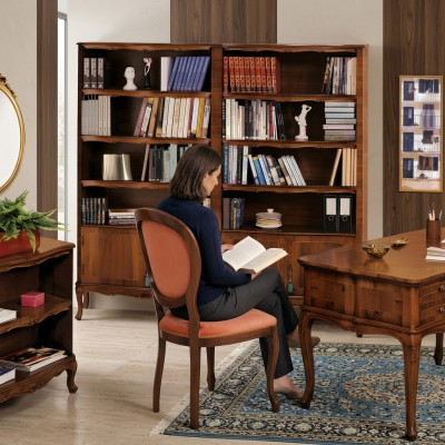Houten boekenplank Vrijstaande houten plank Elegante bruine boekenplank Nieuw
