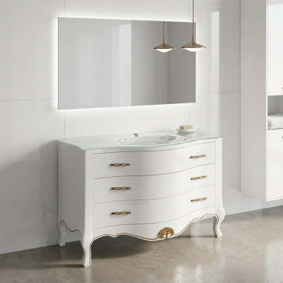 Wastafel Klassieke kast Wastafel Onderskast Italiaanse badkamer