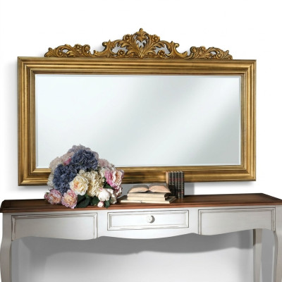 Klassiek designer echt houten frame XXL spiegel 184x117 spiegel - Model BV