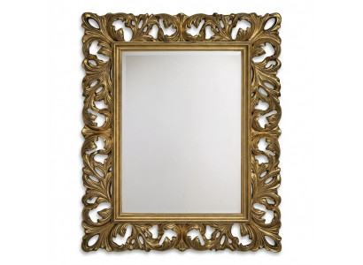 Klassieke designer echte houten lijst XXL spiegel 105x85.5 Spiegelmodel 1577.