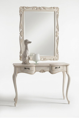 Kaptafel Kaptafel Cosmetische tafel met spiegelplanken consoles Nieuw