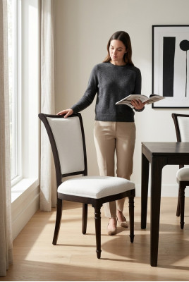 Kussenzetels 1x fauteuil woon eetkamer textiel ontwerpersstoel luxe leunstoel