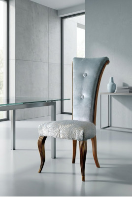 Lounge Club zonder armleuningen Luxe Nieuwe Klassieke Stoel 1x Eetkamer Lounge Stoel