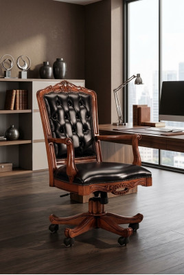 Kantoormeubilair Zitmeubilair Draaistoelen Directiestoel Fauteuil Stoel Kantoor Draaistoel Leder Nieuw