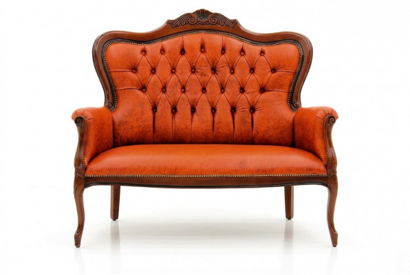 Art deco tweezitsbank Nieuwe bank 2-zits designbanken gestoffeerde banken textiel relax