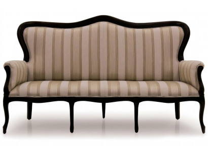 Ontwerp driezits bank gestoffeerde bank Art Deco 3-zits bank meubels bruine stoel