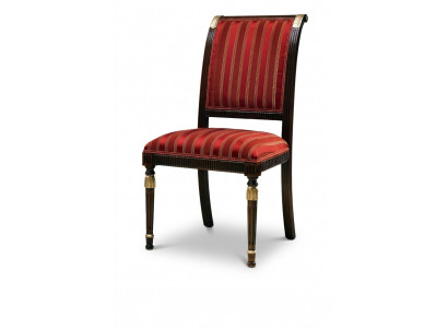 Stoel Zitkussen Stoel Italië Luxe Eetkamerstoelen Textiel Hout 1x Armstoel