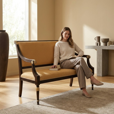 Designer kantoor Bureau Kantoor Bank Bank Bank Bank Sofa 2-zits stoffen bank Bankbekleding