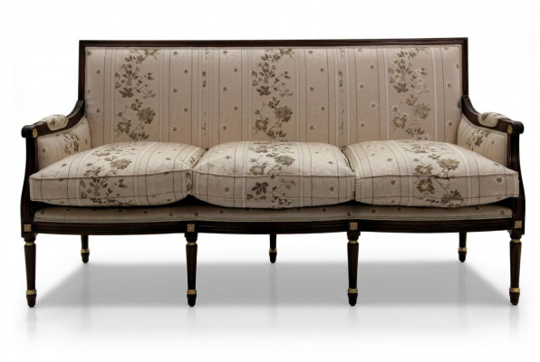 Ontwerp bekledde luxe zitbank bank textielbank 3-zitter textiel driezitter.