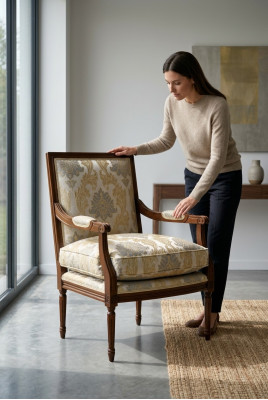 Luxe designmeubels stoelen Art Deco design fauteuils textiel woonkamer lounge nieuw.