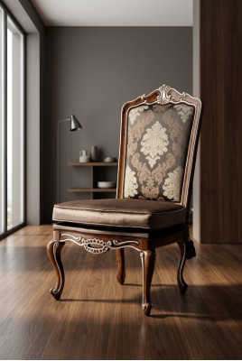 Ontwerper Textiel Stoel Stoelen Eetkamerstoelen Massief Houten Stoel Eetkamerstoel