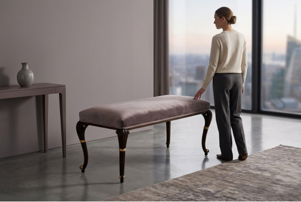 Voetenbank Ottomaans meubelkruk Ottomaanse kruk Bank Poef bekleding Bijzettafelkruk