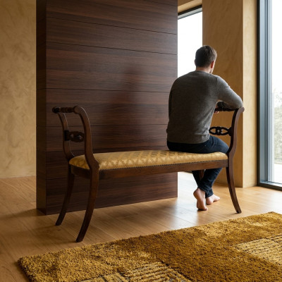 Ottomaanse Chaise Longue Zitbank Gestoffeerde Voetenbank Poef Bijzettafel Bank