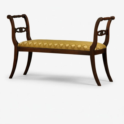 Ottomaanse Chaise Longue Zitbank Gestoffeerde Voetenbank Poef Bijzettafel Bank